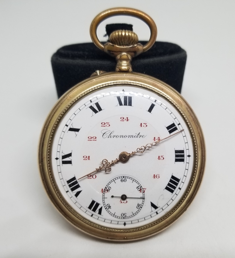 TEPEDEN KURMALI CHRONOMETRE CEP SAATİ