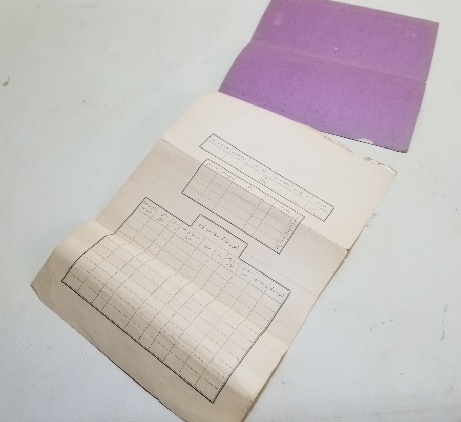 ORİJİNAL KARTONUNDA CUMHURİYET BAŞLARI SENED-İ HAKANİ - TAPU