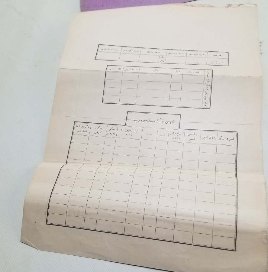 ORİJİNAL KARTONUNDA CUMHURİYET BAŞLARI SENED-İ HAKANİ - TAPU