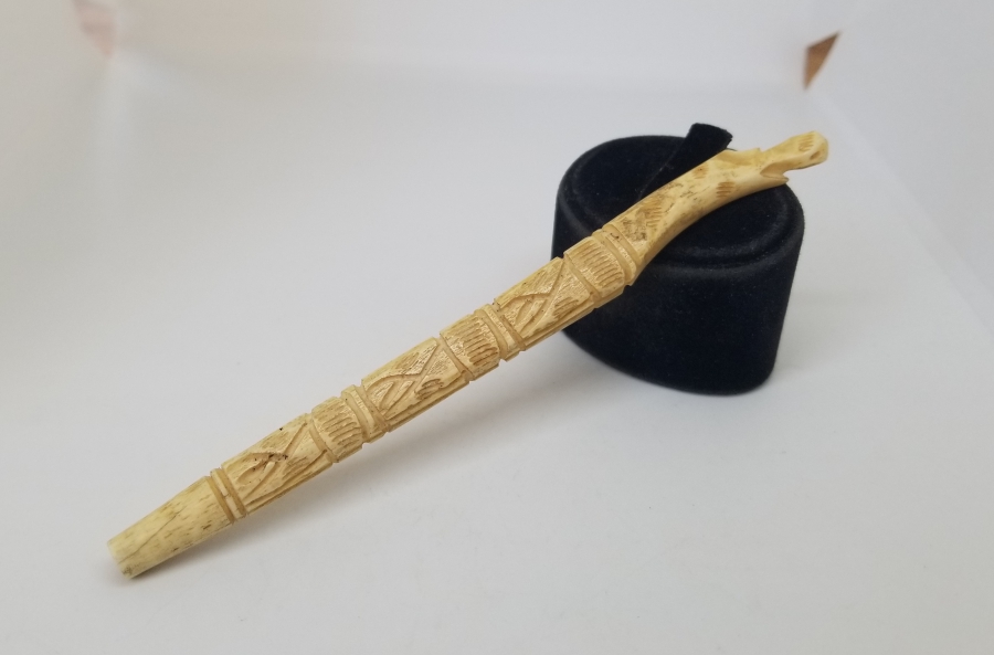 OSMANLI DÖNEMİ KABARTMA İŞÇİLİKLİ EL YAPIMI NADİR KEMİK DİVİT