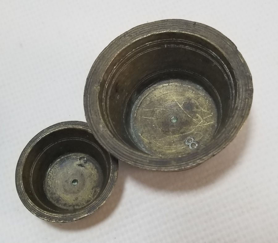 OSMANLI DÖNEMİ BRONZ KUYUMCU POTASI TAKIMI