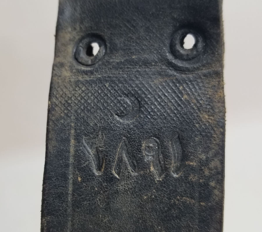 1. DÜNYA SAVAŞI DÖNEMİ ÜZERİ OSMANLICA YAZILI SUBAY KEMERİ