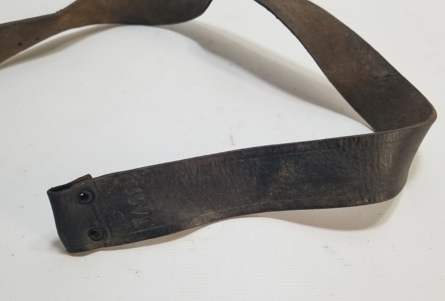 1. DÜNYA SAVAŞI DÖNEMİ ÜZERİ OSMANLICA YAZILI SUBAY KEMERİ