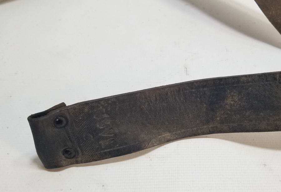 1. DÜNYA SAVAŞI DÖNEMİ ÜZERİ OSMANLICA YAZILI SUBAY KEMERİ