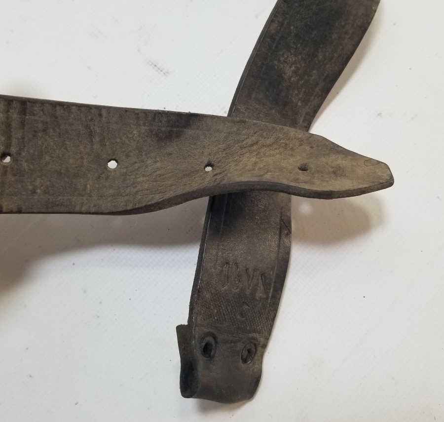 1. DÜNYA SAVAŞI DÖNEMİ ÜZERİ OSMANLICA YAZILI SUBAY KEMERİ