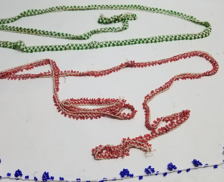 ANTİKA OPAL BONCUKLU YAZMA KENARI