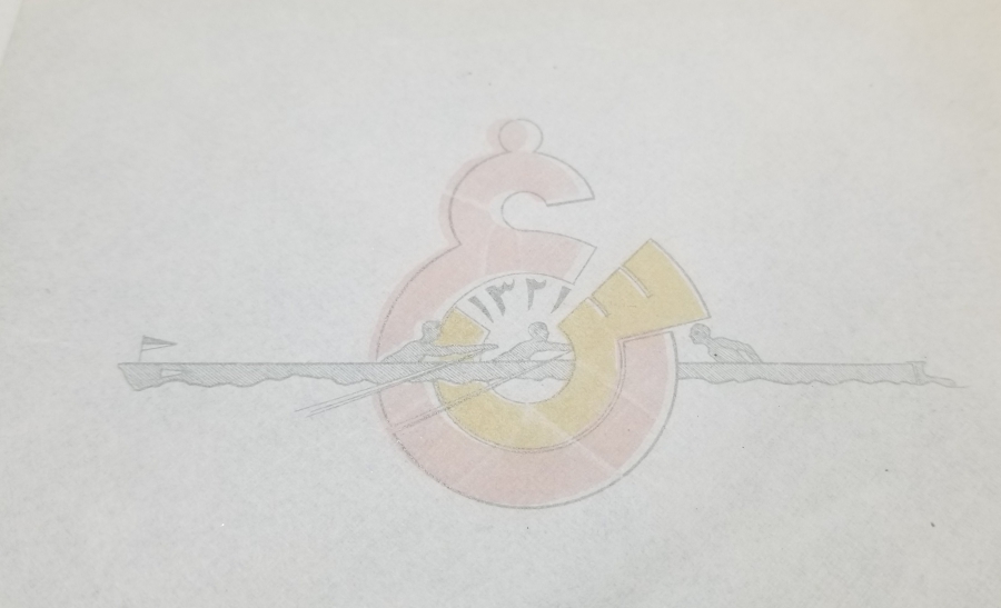 ÜZERİ OSMANLICA YAZILI NADİR GALATASARAY KÜREK TAKIMI MEKTUP ZARFI