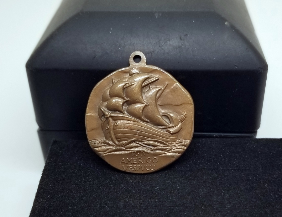 AMERİKA'NIN KEŞFİ KONULU ANTİKA MADALYON