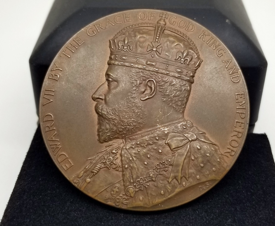 KRAL 7. EDWARD EĞİTİM KONULU BÜYÜK BOY MADALYON