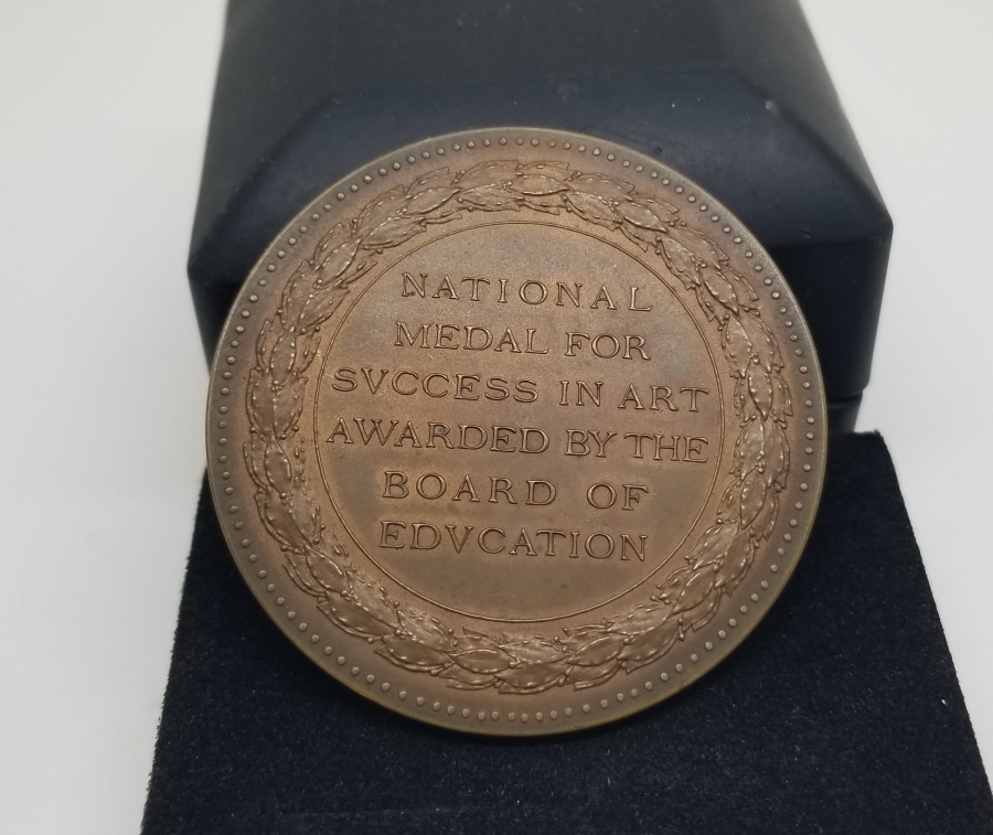 KRAL 7. EDWARD EĞİTİM KONULU BÜYÜK BOY MADALYON