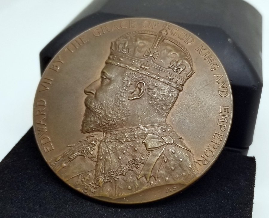 KRAL 7. EDWARD EĞİTİM KONULU BÜYÜK BOY MADALYON
