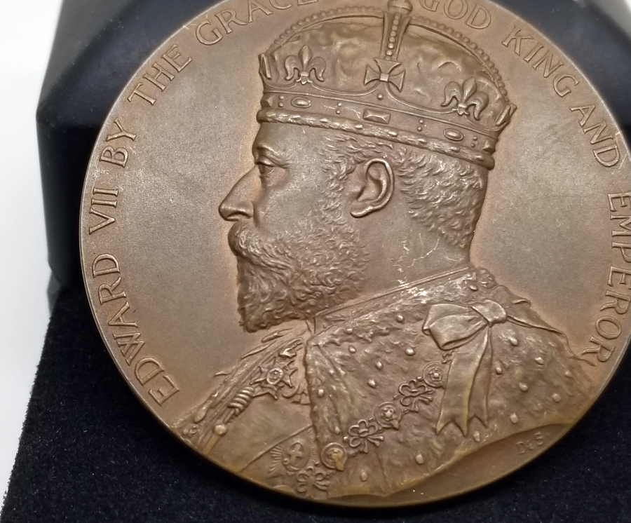 KRAL 7. EDWARD EĞİTİM KONULU BÜYÜK BOY MADALYON