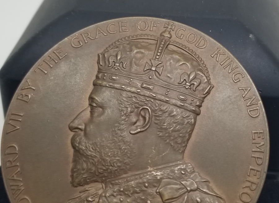 KRAL 7. EDWARD EĞİTİM KONULU BÜYÜK BOY MADALYON