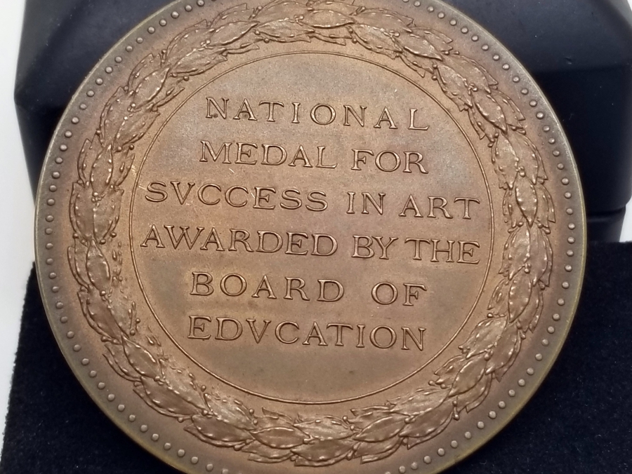 KRAL 7. EDWARD EĞİTİM KONULU BÜYÜK BOY MADALYON