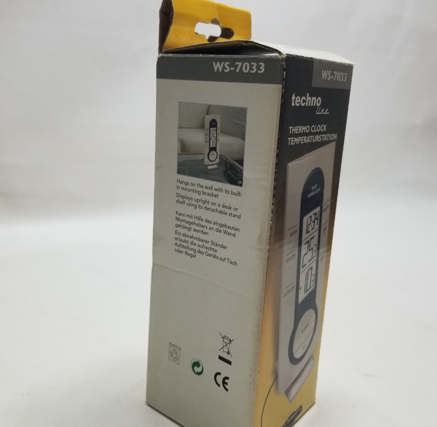 ORİJİNAL KUTUSUNDA 1990LARDAN SAATLİ TERMOMETRE