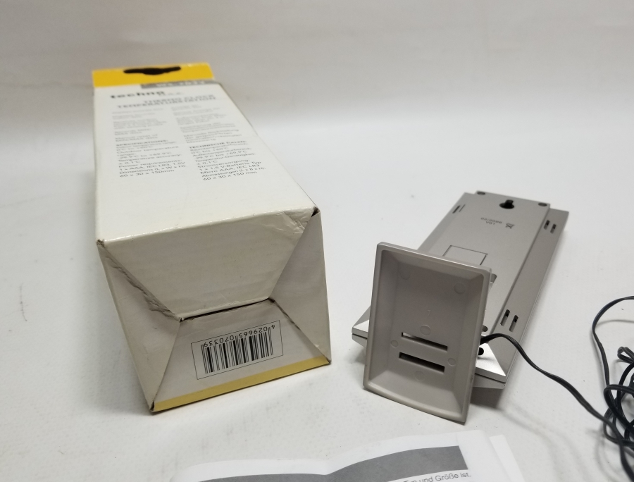 ORİJİNAL KUTUSUNDA 1990LARDAN SAATLİ TERMOMETRE