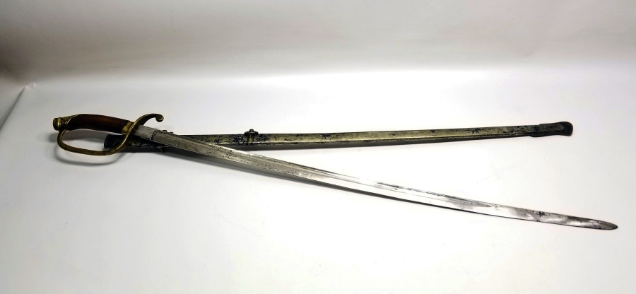 KİŞİYE ÖZEL VAHRAM TACİRİAN USTA YAPIMI NADİR TİPTE BOYNUZ SAPLI PAŞA KILICI