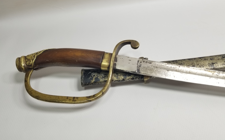 KİŞİYE ÖZEL VAHRAM TACİRİAN USTA YAPIMI NADİR TİPTE BOYNUZ SAPLI PAŞA KILICI