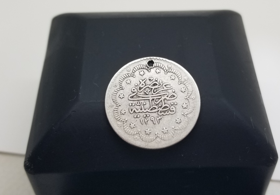 SULTAN ABDÜLHAMİD HAN DÖNEMİ GÜMÜŞ 5 KURUŞ PARA