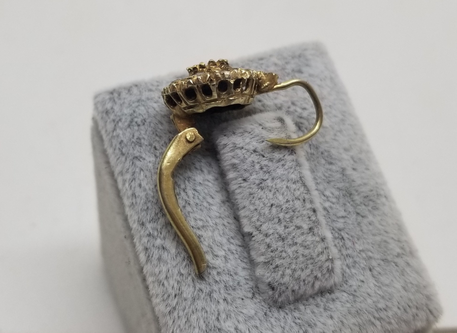 YÜZÜK YAPIMINA UYGUN OSMANLI DÖNEMİ ELMAS TAŞLI TEK KÜPE