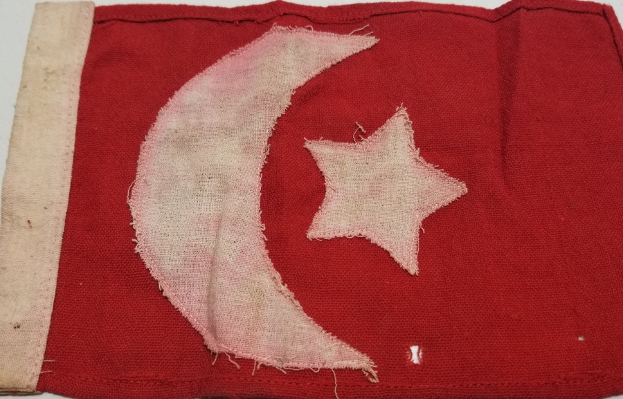 OSMANLI DÖNEMİ ÇOK NADİR GÖĞÜS BAYRAĞI