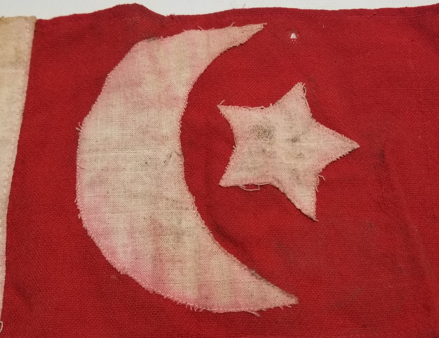 OSMANLI DÖNEMİ ÇOK NADİR GÖĞÜS BAYRAĞI