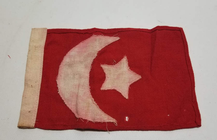 OSMANLI DÖNEMİ ÇOK NADİR GÖĞÜS BAYRAĞI