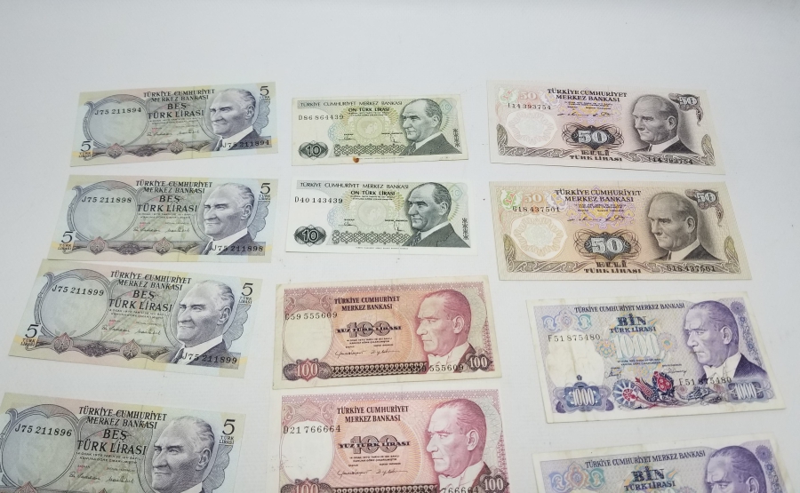 ANTİKA YERLİ KAĞIT PARA LOTU