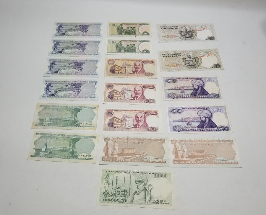 ANTİKA YERLİ KAĞIT PARA LOTU