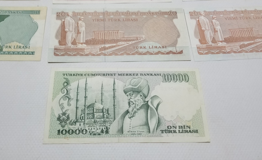 ANTİKA YERLİ KAĞIT PARA LOTU