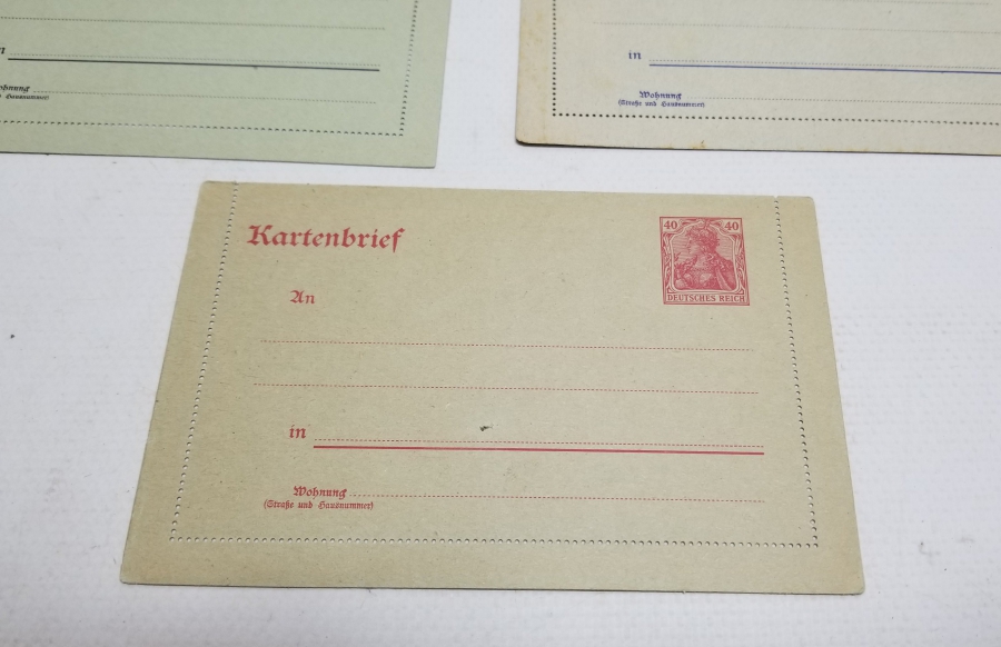 3 ADET YAZILMAMIŞ ALMAN KARTPOSTAL