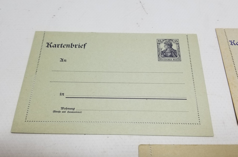 3 ADET YAZILMAMIŞ ALMAN KARTPOSTAL