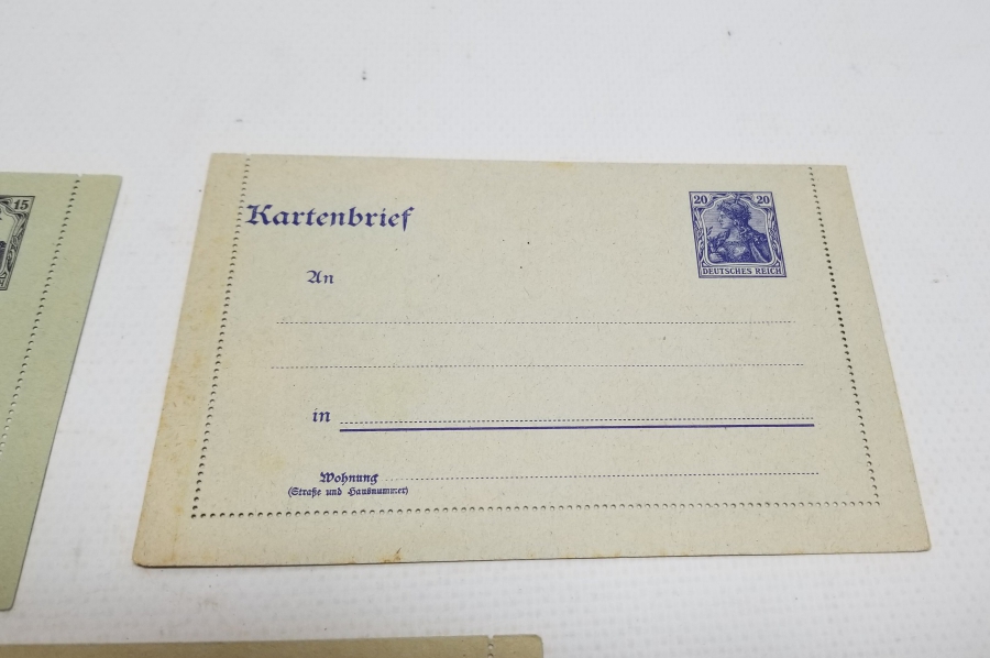 3 ADET YAZILMAMIŞ ALMAN KARTPOSTAL