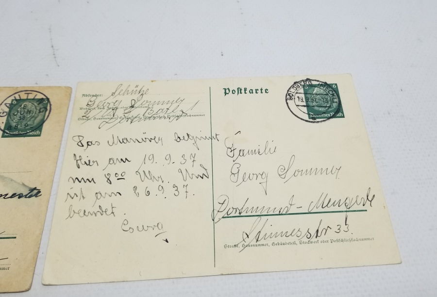 3 ADET ALMAN YAZILI KARTPOSTAL