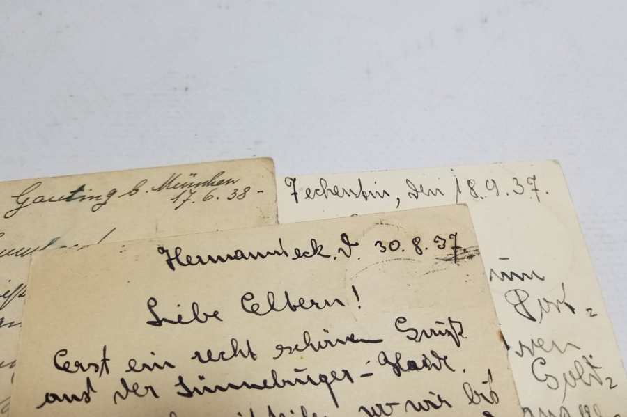 3 ADET ALMAN YAZILI KARTPOSTAL