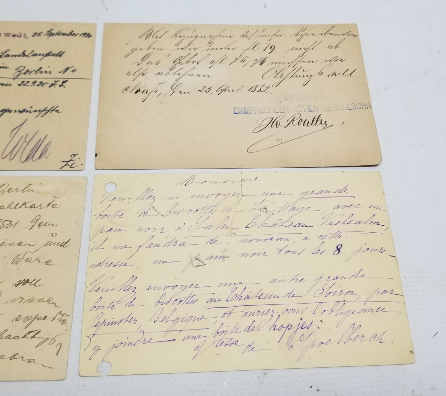 4 ADET ALMAN YAZILI KARTPOSTAL