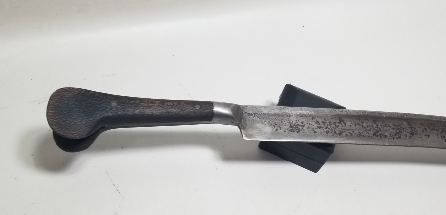 İKİ YÜZÜ AYETLERLE BEZELİ NADİR TİPTE OSMANLI DÖNEMİ YATAĞAN KILICI