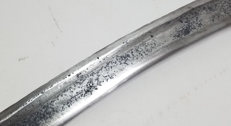 İKİ YÜZÜ AYETLERLE BEZELİ NADİR TİPTE OSMANLI DÖNEMİ YATAĞAN KILICI