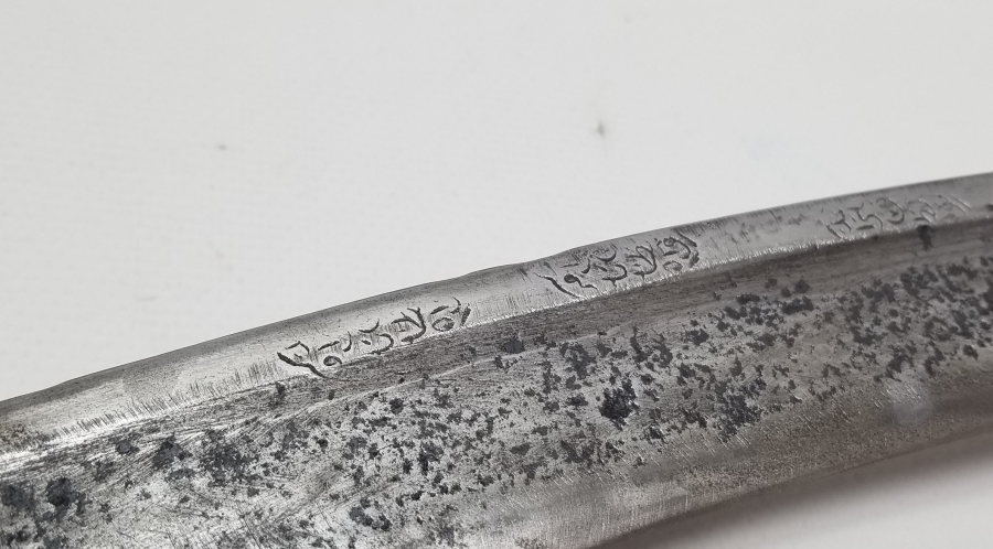 İKİ YÜZÜ AYETLERLE BEZELİ NADİR TİPTE OSMANLI DÖNEMİ YATAĞAN KILICI