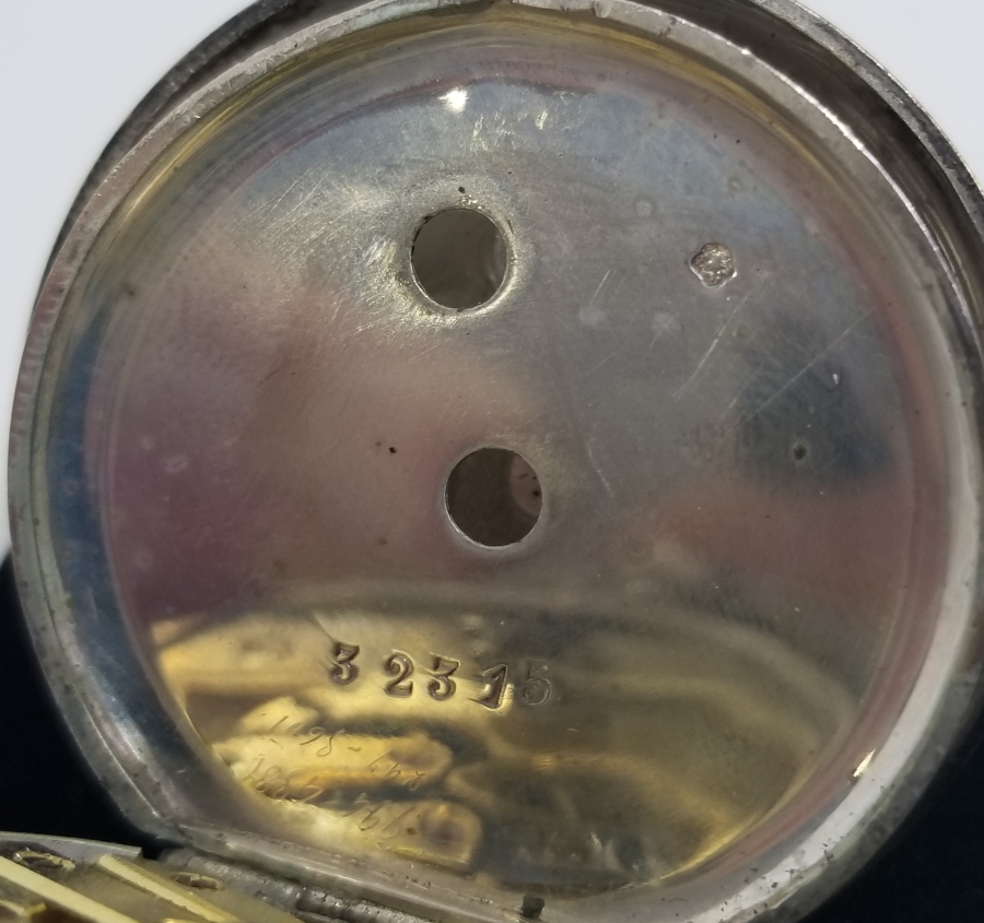 AKREP YELKOVANI LALE FORMLU ANTİKA GÜMÜŞ CEP SAATİ