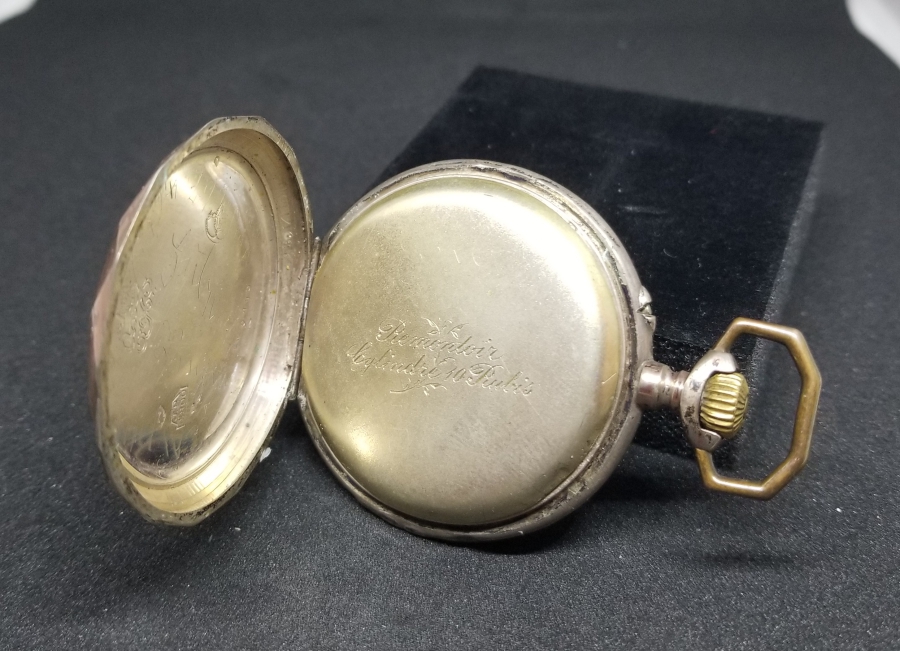 OSMANLICA SIMON USTA DAMGALI OSMANLI DÖNEMİ ÇALIŞIR DURUMDA GÜMÜŞ KASA CEP SAATİ