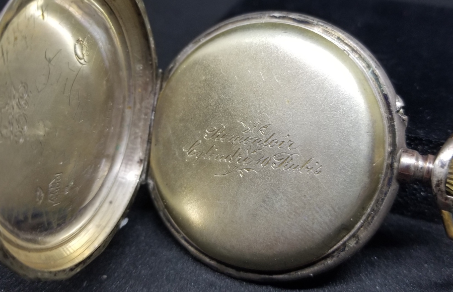 OSMANLICA SIMON USTA DAMGALI OSMANLI DÖNEMİ ÇALIŞIR DURUMDA GÜMÜŞ KASA CEP SAATİ