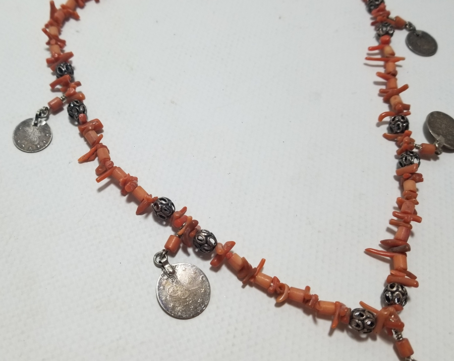 OSMANLI PARALARINDAN VE OSMANLI MERCANLARDAN DİZAYN EDİLMİŞ GERDANLIK