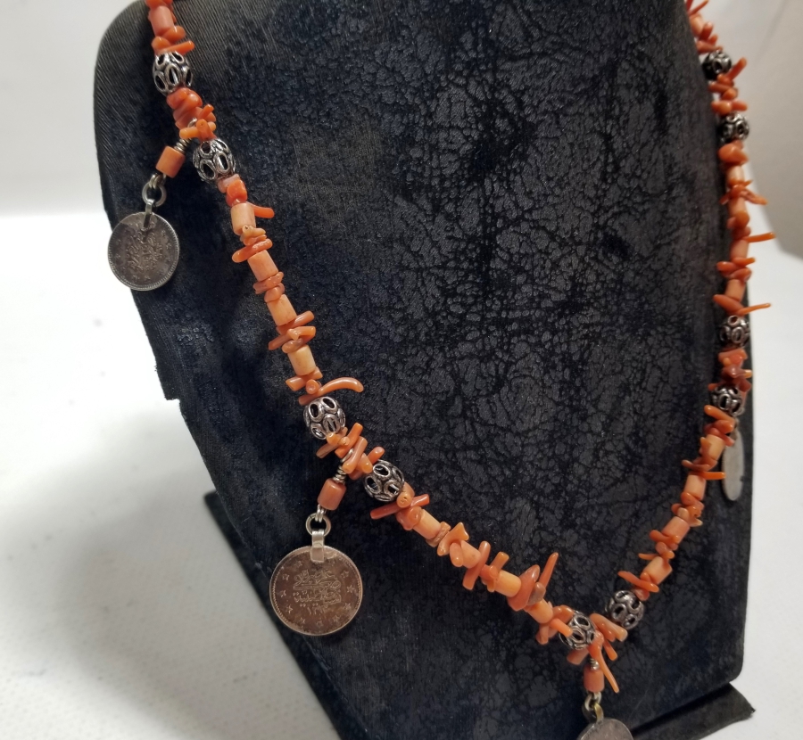 OSMANLI PARALARINDAN VE OSMANLI MERCANLARDAN DİZAYN EDİLMİŞ GERDANLIK