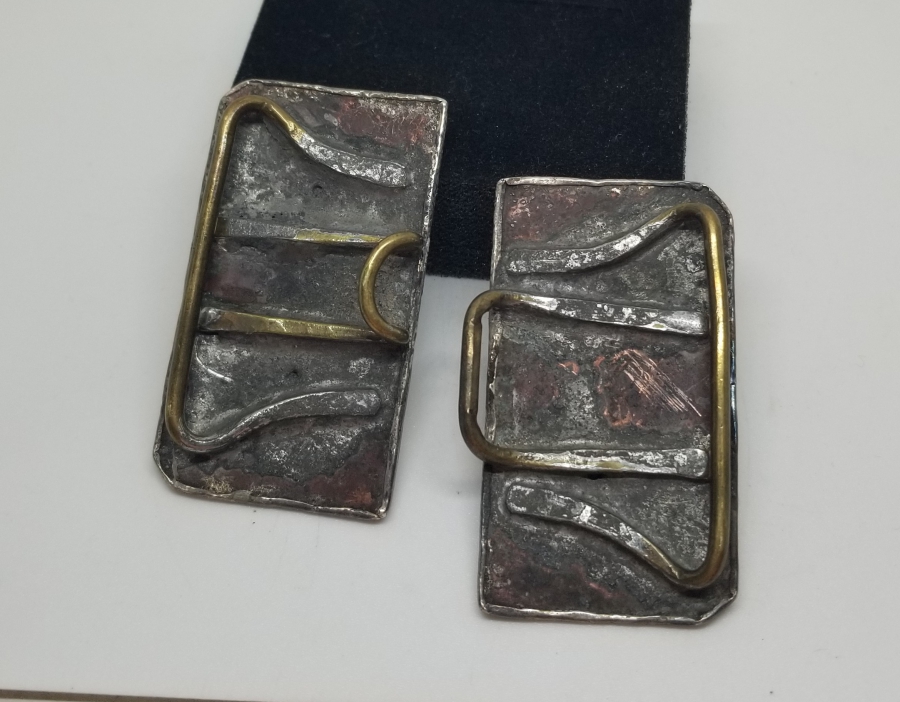 OSMANLI DÖNEMİ SAVATLI GÜMÜŞ KEMER TOKASI