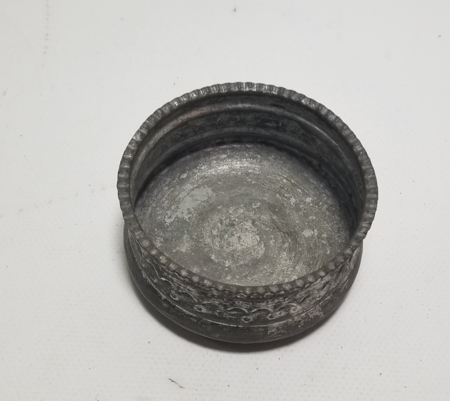 ÜZERİ İŞLEMELİ OSMANLI DÖNEMİ BAKIR MAYALIK