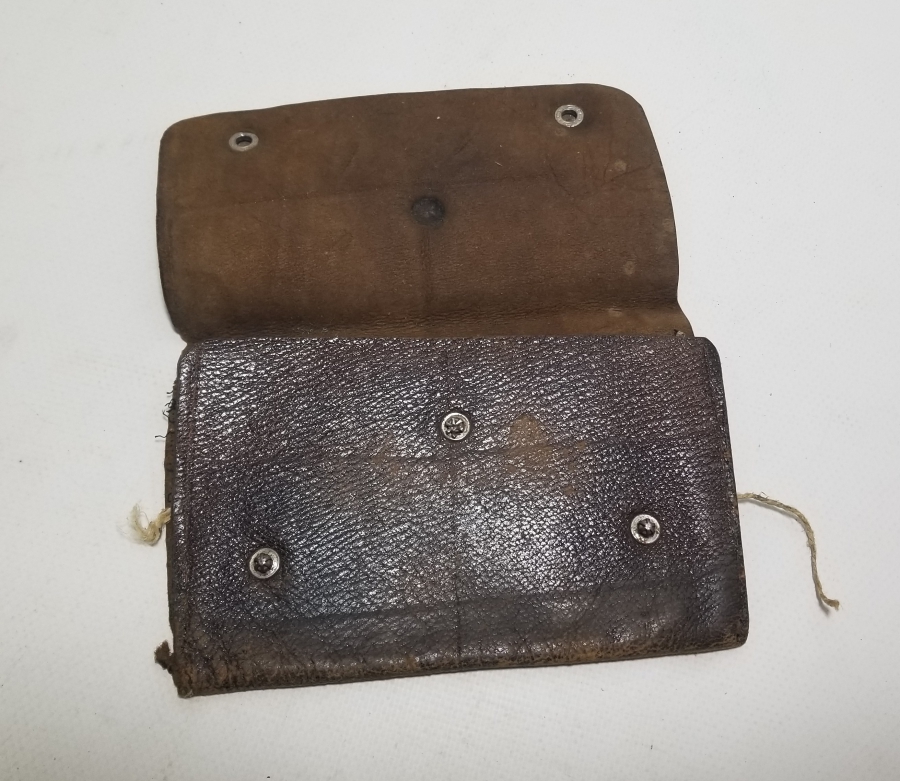 OSMANLI DÖNEMİ DERİ SUBAY CÜZDANI