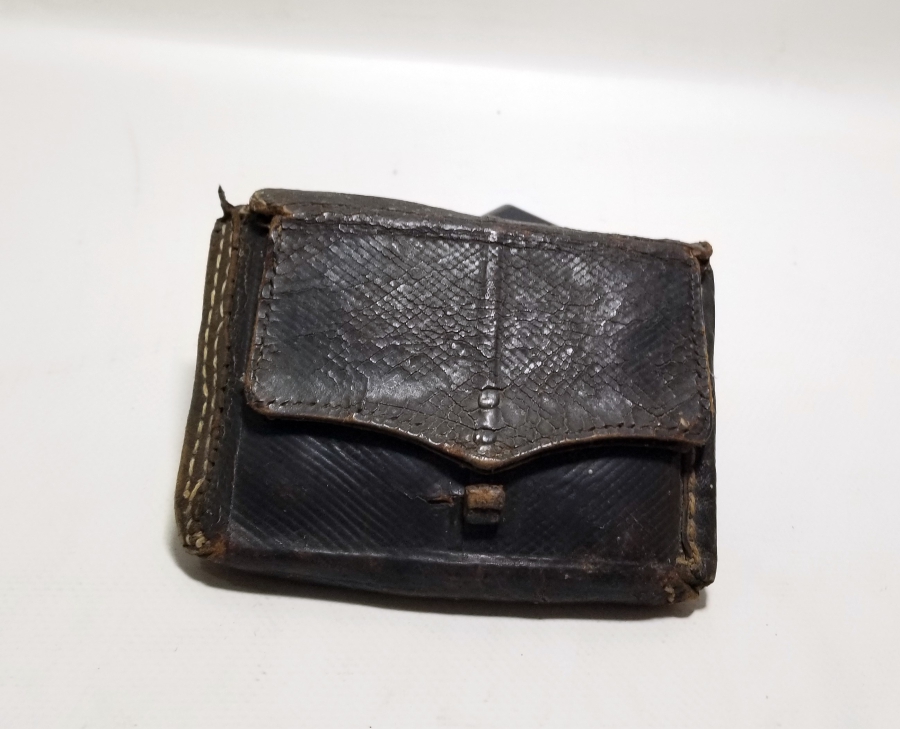 OSMANLI DÖNEMİ EL YAPIMI DERİ ENAM-I ŞERİF KABI