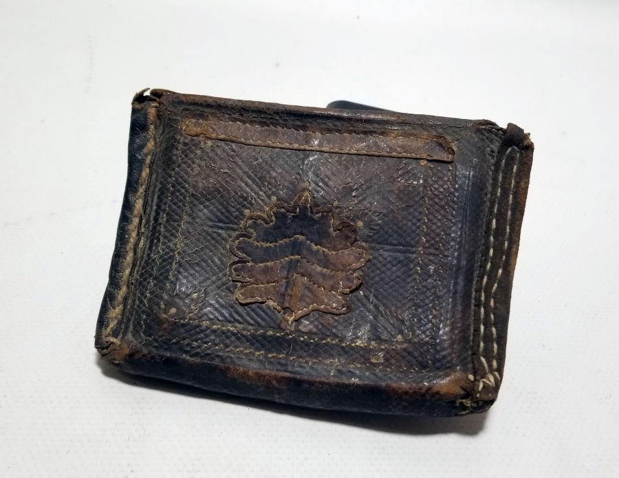 OSMANLI DÖNEMİ EL YAPIMI DERİ ENAM-I ŞERİF KABI