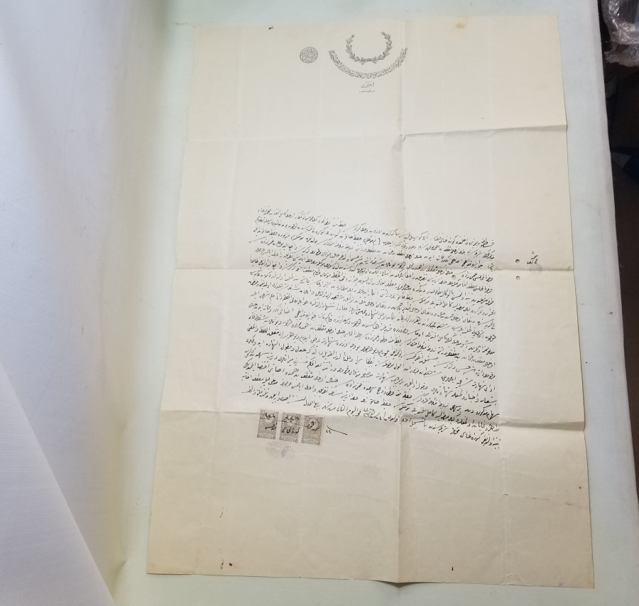 OSMANLI DÖNEMİ BÜYÜK BOY HÜCCET